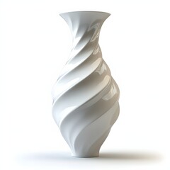white ceramic vase