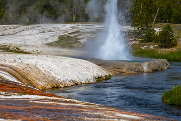 Black Sand Basin at Yellowstone National Park
