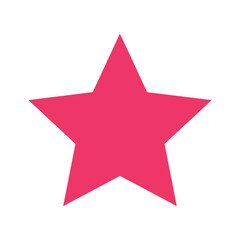 Pink Star Icon