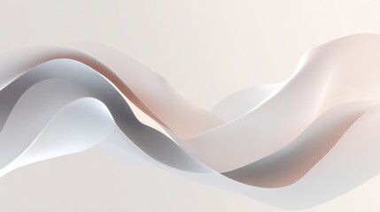  soft gradient waves with subtle smooth curves  on blurred background