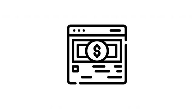 Online advertisement showcasing a large dollar sign, perfect for finance, investment, banking, or financial planning related websites or promotions.
