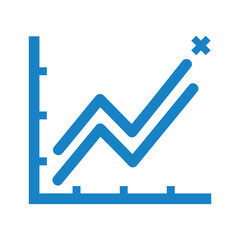 Business Growth Chart Vector Illustration