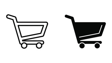 Shopping cart icon set © JubayerStock