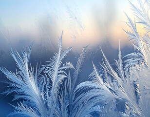 Frosted Glass Dendrite Minimal Background