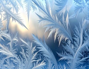 Frosted Glass Dendrite Minimal Background