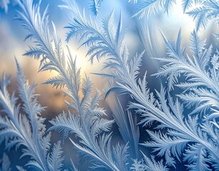 Frosted Glass Dendrite Minimal Background