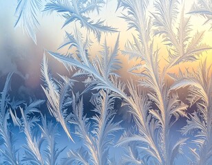Frosted Glass Dendrite Minimal Background