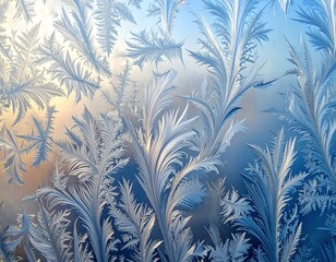 Frosted Glass Dendrite Minimal Background