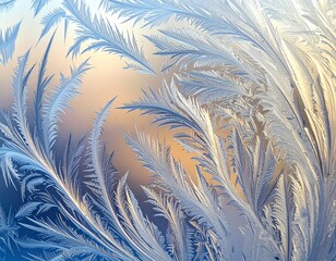 Frosted Glass Dendrite Minimal Background
