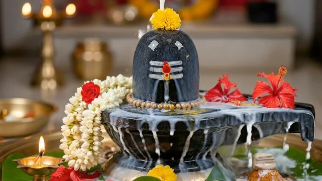 Lord Shiva Shiv Shankar Bholenath Shivling Festival Title | Mahashivratri, Shravan Maas, Sawan Somwar, Mahadev Bhole Nath Devotional Art