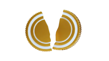 Broken Gold Coin