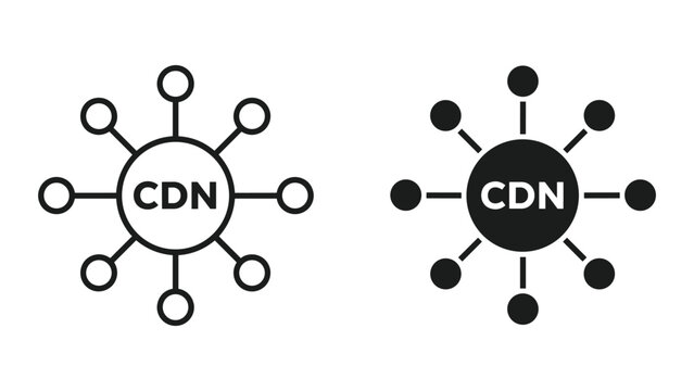 Content delivery network cdn logo design