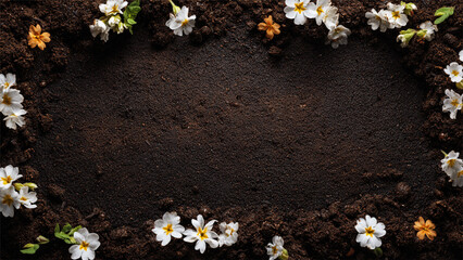 Mysterious Jungle Ground Frame with Central Dirt Space