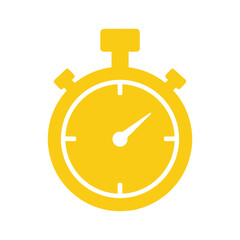 Yellow Stopwatch Icon
