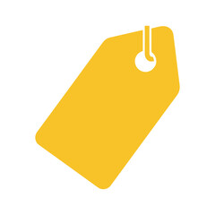 Yellow Price Tag Illustration