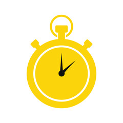 Yellow Stopwatch Icon