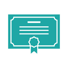 Certificate Icon Vector