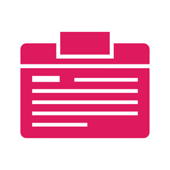 Clipboard Icon Vector Illustration