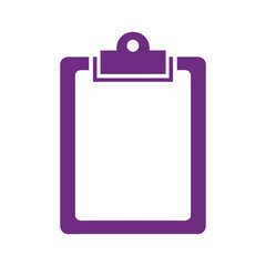 Clipboard Icon Vector Illustration