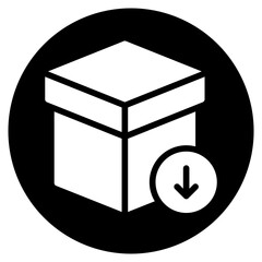 down arrow glyph icon