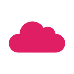 Pink Cloud Icon