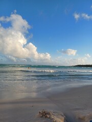Blue Ocean Under Cloudy Sky
