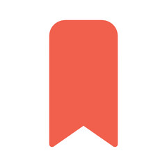 Red Bookmark Icon
