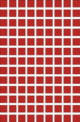 Seamless geometric square grid pattern in red color, minimal flat vector design, modern abstract background texture, clean repeatable layout for wallpaper, branding, and digital design.