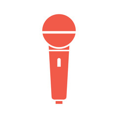 Red Microphone Icon
