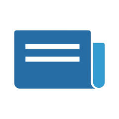 Blue Document Icon