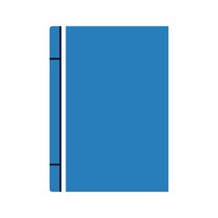 Blue Book Cover Illustration