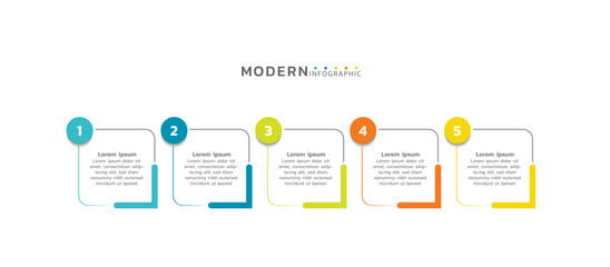 Presentation infographic business template design