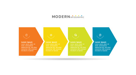 Presentation infographic business template design