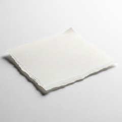 White Paper Sheet on Surface.