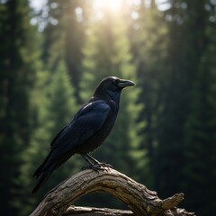 crow on a branch