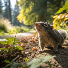 prairie dog in the zoo