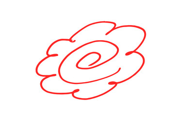 手書き風の花丸アイコン｜学校・評価に使えるかわいいマーク