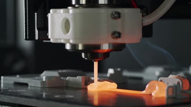 Mesmerizing 3D Printing: Watch Molten Plastic Build a Part