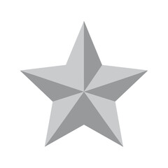 Obraz premium Grey Star Illustration
