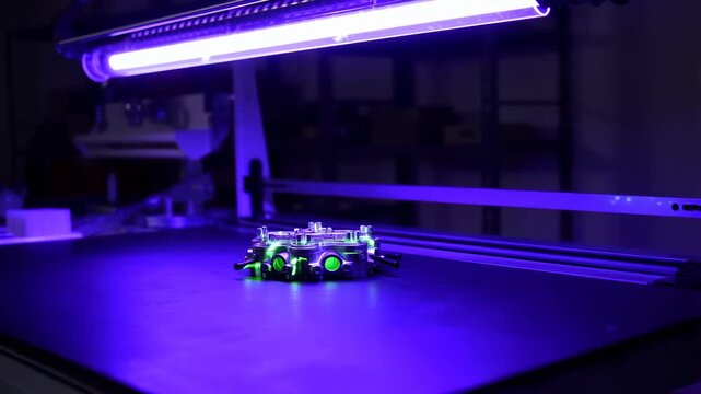 UV Fluorescence Inspection: Glowing Green for Flaw Detection