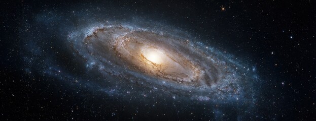 Spiral galaxy in deep space (42)