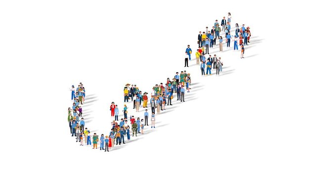 Bermuda Nation Population Diversity Country Map Shape Animation