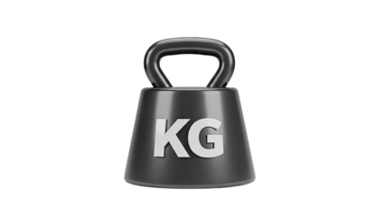 Kettlebell with KG marking