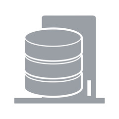 Obraz premium Database Icon Vector Illustration