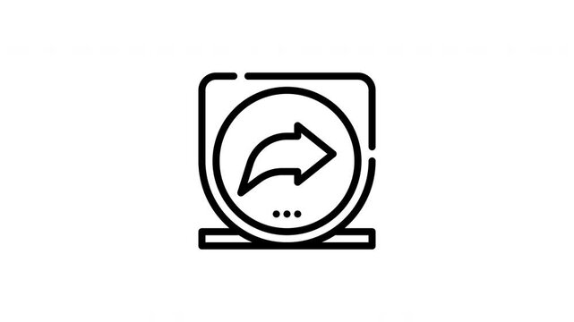 Symbolizes progress, navigation, or completion. Suitable for websites, presentations, infographics, or instructional materials needing directional cues.

