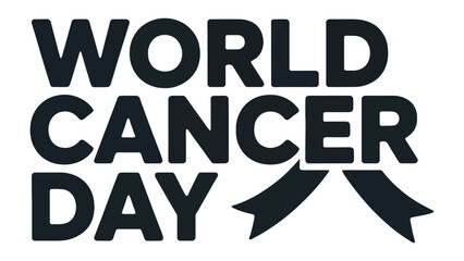 World Cancer Day: A graphic design highlighting the annual World Cancer Day, advocating awareness and support for global cancer initiatives.