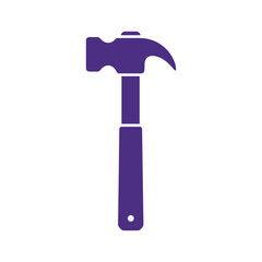 Purple Hammer Illustration