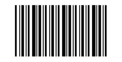 Barcode Pattern Vertical Black Lines on White background