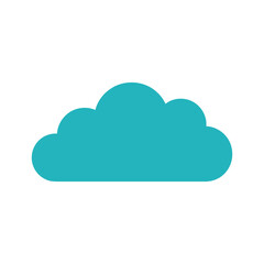 Obraz premium Cloud Icon Vector Illustration