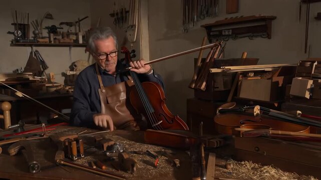 Master Luthier: The Art of Precision Violin Making